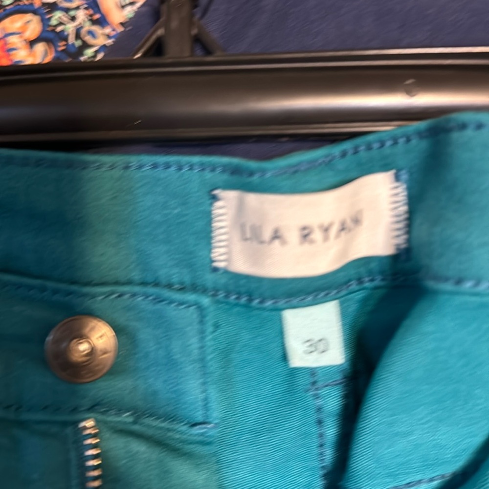 EUC Lila Ryan size 30 teal skinny jeans
